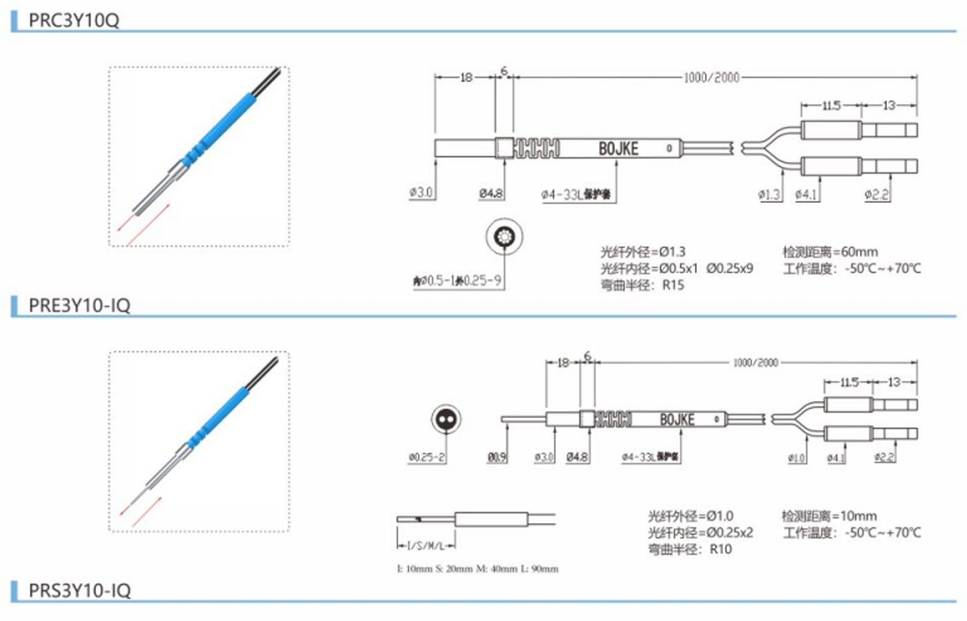 PD-32 槽型光電傳感器尺寸結(jié)構(gòu)